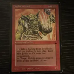 Goblin Wizard MTG The Dark Free Shipping! - English - Image 2