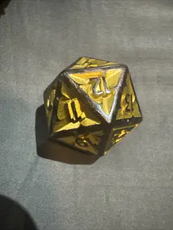 MTG Secrets of Strixhaven Oversized D20 spindown life counter dice - Image 3