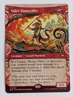 Valley Flamecaller (Showcase) Bloomburrow - MTG RARE - Image 1