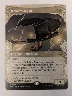 Jackdaw Savior (Showcase) Bloomburrow - MTG RARE - Image 1