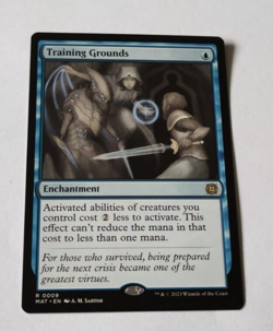 MtG Training Grounds (MAT-0009) Rare English MINT - Image 1