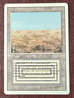 Scrubland - MtG Revised/3rd Ed. - Rare MP 1994 (c5) - Image 2