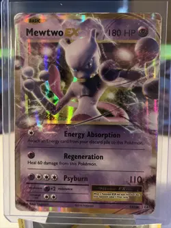 ULTRA RARE Mewtwo EX 52/108 XY Evolutions Set Pokemon Holo Foil - HP/MP - Image 1