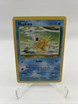 35/102 Magikarp Base Set 4th Print UK Pokemon TCG MP 1999-2000 - Image 1