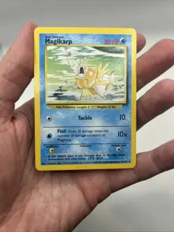 35/102 Magikarp Base Set 4th Print UK Pokemon TCG MP 1999-2000 - Image 3