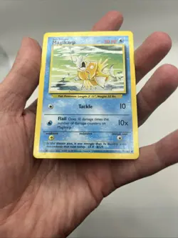 35/102 Magikarp Base Set 4th Print UK Pokemon TCG MP 1999-2000 - Image 4