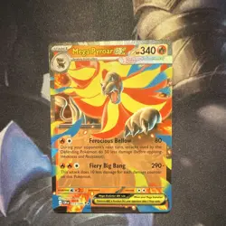 Pokemon TCG Mega Pyroar EX 013/106 Holo Double Rare English 2016 340 HP Fire - Image 1