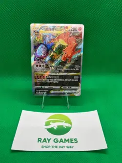 MP Pokemon TCG Charizard VSTAR SWSH262 Black Star Promo Crown Zenith - Image 1
