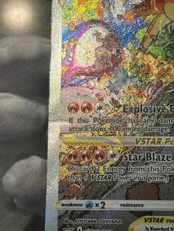 MP Pokemon TCG Charizard VSTAR SWSH262 Black Star Promo Crown Zenith - Image 4