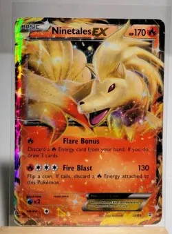 Ninetales EX - 13/83 - Pokemon Generations XY Ultra Rare Card DMG - Image 1