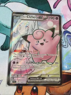 Lillie's Clefairy ex 173/159 Pokemon Sv09: Journey Together Ultra Rare Full Art - Image 1