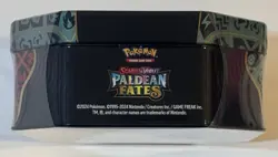 Pokemon TCG Scarlet & Violet Paldean Fates Great Tusk EX Tin New Factory Sealed - Image 3