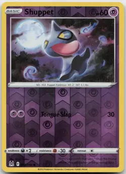 Shuppet 072/196 Common Lost Origin Pokemon Reverse Holo Near Mint - Image 1