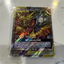 Moltres & Zapdos & Articuno GX SM210 TAG TEAM GX Full Art Promo Holo ENG - Image 1