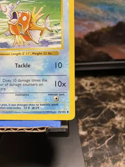1999 Pokemon Magikarp # 35/102 - Base Set Shadowless - Condition: NM-LP wotc - Image 4
