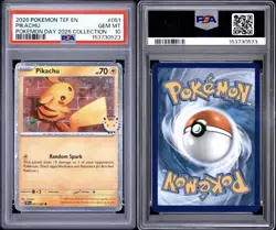 PSA 10 - Pikachu Pokemon Day 2026 051/162 Temporal Forces Cosmos Promo Swirl! 🌀 - Image 3
