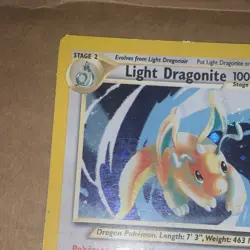 Pokemon TCG Light Dragonite 14/105 Neo Destiny Holo Rare Stage 2 100HP Eng 2000 - Image 3