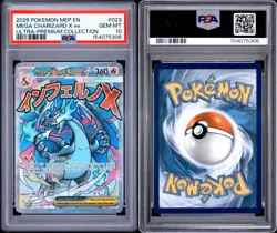 2025 Pokemon Mega Charizard X ex #023 PSA 10 Ultra Premium Collection - Image 3
