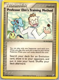 Professor Elm's Training Method 89/115 Non Holo Unseen Forces - Pokemon - NM - Image 1
