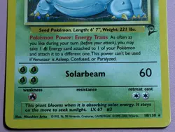 Venusaur Holo 18/130 Base Set 2 NM/LP Pokemon - Image 3