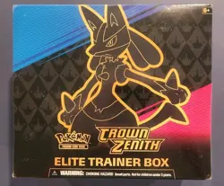 Pokemon TCG: Crown Zenith Elite Trainer Box ETB New Sealed (Rip In Seal) 820650851476 - Image 1