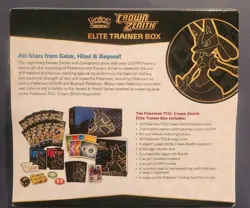 Pokemon TCG: Crown Zenith Elite Trainer Box ETB New Sealed (Rip In Seal) 820650851476 - Image 2