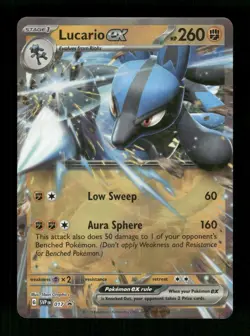 2023-24 Pokemon Scarlet and Violet Black Star Promo #17 LUCARIO EX - Image 1