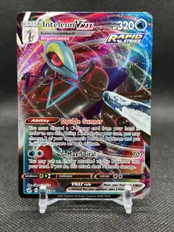 Inteleon VMAX - 079/264 - Holo Rare VMAX - Fusion Strike Pokemon TCG - 2021 NM/M - Image 1