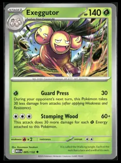 Pokemon TCG Exeggutor #005/132 - Image 1