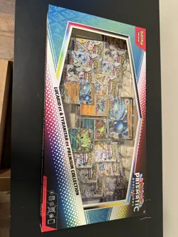 2 x Pokemon Prismatic Evolutions Lucario EX and Tyranitar EX Premium Collection - Image 3