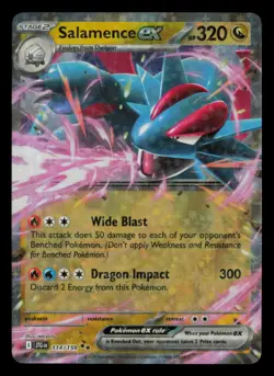 Salamence ex 114/159 Double Rare Journey Together Pokemon Near Mint - Image 1
