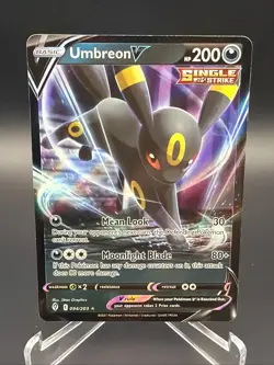 Pokemon Umbreon V Ultra Rare SWSH07: Evolving Skies 094/203 NM - Image 1