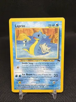 Pokemon Lapras #12/18 Non-Holo - 2001 Southern Islands Set - LP/MP - Image 1
