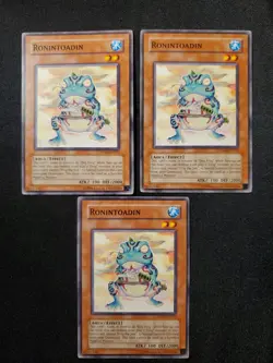 3X Ronintoadin TSHD-EN033 Yugioh Yu Gi Oh! Playset Tcg Playset NM LP - Image 1