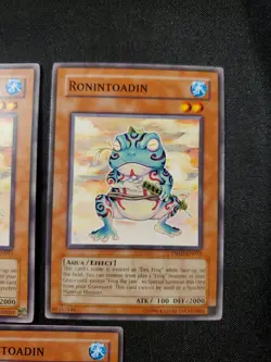 3X Ronintoadin TSHD-EN033 Yugioh Yu Gi Oh! Playset Tcg Playset NM LP - Image 3