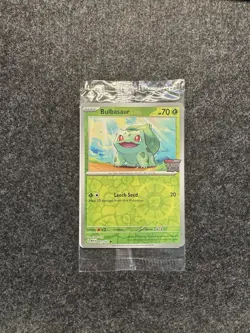 Bulbasaur 001/165 Pokemon TCG Scarlet & Violet 151 Best Buy Stamped Promo Sealed - Image 1