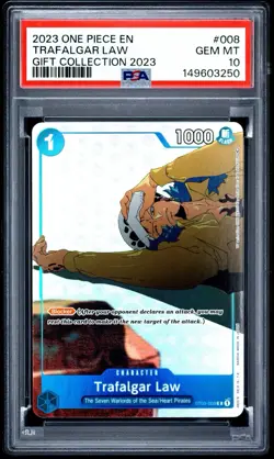 2023 One Piece EN Trafalgar Law Gift Collection 2023 #008 PSA 10 - Image 1