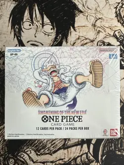 OP05 Bandai One Piece CCG Awakening of the New Era Booster Box Acrylic Included 810059783546 - Image 1