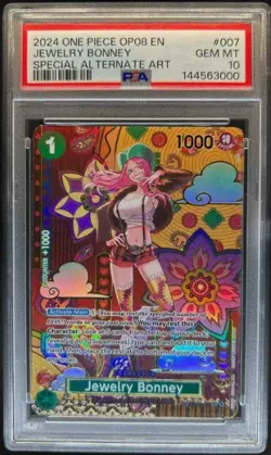 PSA 10 JEWELRY BONNEY 2024 One Piece Two Legends SPECIAL ALTERNATE ART #OP08-007 - Image 1