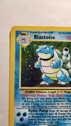 2000 Vintage Blastoise 2/130 - Base Set 2 Unlimited Holo Rare Pokemon TCG - LP - Image 5