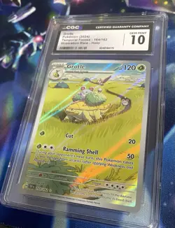 GROTLE Temporal Forces Illustration Rare #164 CGC 10 Gem Mint Pokemon - Image 2