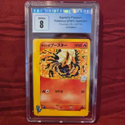 2001 Pokemon VS Karen's Flareon 1st Edition #089/141 Japanese CGC 8 - Image 1