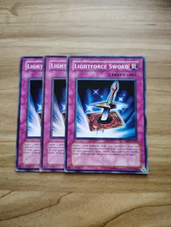 Yu-Gi-Oh! - LightForce Sword 3X - Full Playset - Image 1