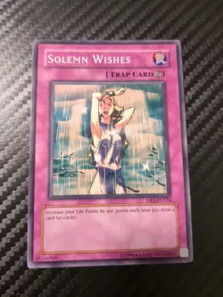 Solemn Wishes DB1-EN174 Dark Beginning 1 Unlimited - Image 1