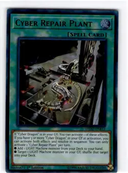 Yu-Gi-Oh Cyber Repair Plant (UR) Ultra Rare #LEDD-ENB12 - Image 1