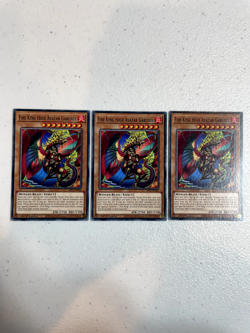 yugioh fire king high avatar garunix common 3x sr14-en046 playset SR14 - Image 1