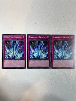 yugioh torrential tribute common 3x sr14-en037 playset SR14 - Image 1