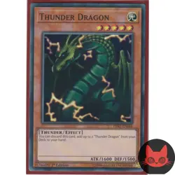 Yugioh Thunder Dragon HISU-EN046 Super Rare 1st Edition NM - Image 1