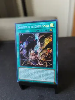 Yu-Gi-Oh! TCG Deception of The Sinful Spoils MP25-EN113 1st Edition Prismatic NM - Image 2