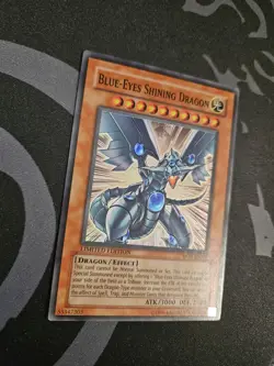 Blue-Eyes Shining Dragon MOV-EN001 Yu-Gi-Oh! Super Rare NM - Image 2